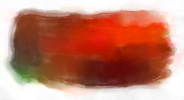 Soyut renkli suluboya çerçeve beyaz arkaplanda izole edildi. Dijital resim. Tasarım veya metnin için fırça şablonu.