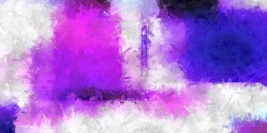 Doğrusal ve geometrik şekilli modern sanat. Renkli çağdaş sanat eserleri. Painton tuvalinin renk vuruşları. Soyut arkaplanda fırça darbeleri. Fırça boyası. Duvar sanatı.