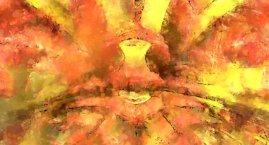 Tuval üzerinde etkileyici fırçalanmış resim. Soyut doku. 2D çizim. Geniş fırça darbeleri. Modern dijital sanat. Çağdaş fırça. Modern ifade. Popüler biçim boyanmış resim.