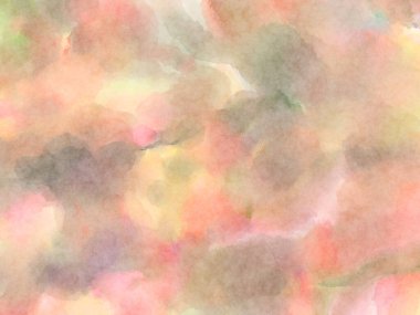 Modern fırça darbeleri. Poster, duvar sanatı, afiş, kart, kitap kapağı veya ambalaj için rahatlatıcı kompozisyonun yumuşak renkli çizimi. Pastel renklerle suluboya.