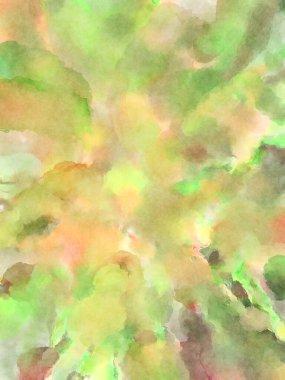 Modern fırça darbeleri. Poster, duvar sanatı, afiş, kart, kitap kapağı veya ambalaj için rahatlatıcı kompozisyonun yumuşak renkli çizimi. Pastel renklerle suluboya.