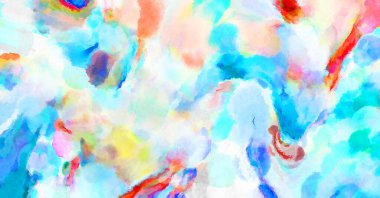 Modern fırça darbeleri. Poster, duvar sanatı, afiş, kart, kitap kapağı veya ambalaj için rahatlatıcı kompozisyonun yumuşak renkli çizimi. Pastel renklerle suluboya.