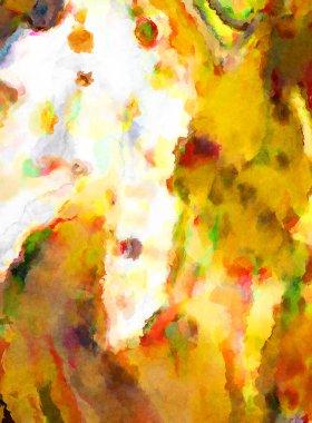 Modern fırça darbeleri. Poster, duvar sanatı, afiş, kart, kitap kapağı veya ambalaj için rahatlatıcı kompozisyonun yumuşak renkli çizimi. Pastel renklerle suluboya.