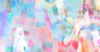 Modern fırça darbeleri. Poster, duvar sanatı, afiş, kart, kitap kapağı veya ambalaj için rahatlatıcı kompozisyonun yumuşak renkli çizimi. Pastel renklerle suluboya.