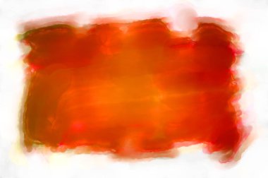 Soyut renkli suluboya çerçeve beyaz arkaplanda izole edildi. Dijital resim. Tasarım veya metnin için fırça şablonu.