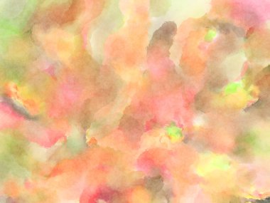 Modern fırça darbeleri. Poster, duvar sanatı, afiş, kart, kitap kapağı veya ambalaj için rahatlatıcı kompozisyonun yumuşak renkli çizimi. Pastel renklerle suluboya.