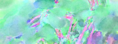 Modern fırça darbeleri. Poster, duvar sanatı, afiş, kart, kitap kapağı veya ambalaj için rahatlatıcı kompozisyonun yumuşak renkli çizimi. Pastel renklerle suluboya.