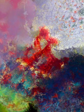 Tuval üzerinde etkileyici fırçalanmış resim. Soyut doku. 2D çizim. Geniş fırça darbeleri. Modern dijital sanat. Çağdaş fırça. Modern ifade. Popüler biçim boyanmış resim.