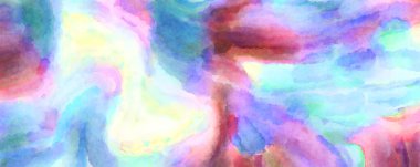 Modern fırça darbeleri. Poster, duvar sanatı, afiş, kart, kitap kapağı veya ambalaj için rahatlatıcı kompozisyonun yumuşak renkli çizimi. Pastel renklerle suluboya.