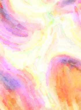 Modern fırça darbeleri. Poster, duvar sanatı, afiş, kart, kitap kapağı veya ambalaj için rahatlatıcı kompozisyonun yumuşak renkli çizimi. Pastel renklerle suluboya.