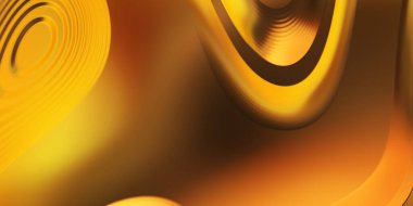 Renkli dalgalı yansıtıcı duvar kağıdının üç boyutlu çizimi. Duvar kağıdı, afiş, arkaplan, kart, kitap kapağı veya web sitesi için grafiksel illüstrasyon. Soyut arkaplan. 