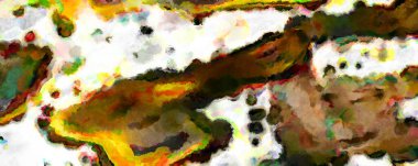 Modern fırça darbeleri. Poster, duvar sanatı, afiş, kart, kitap kapağı veya ambalaj için rahatlatıcı kompozisyonun yumuşak renkli çizimi. Pastel renklerle suluboya.