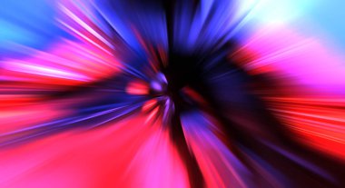 Hızlı yüksek hız bulanıklaştırma arkaplanı. Işık teknolojisi soyut duvar kağıdı. Renkli ışık enerjisi parlamaları. Çarpık grafik hareket arkaplanı. Dinamik patlama flaşı. İvme etkisi.