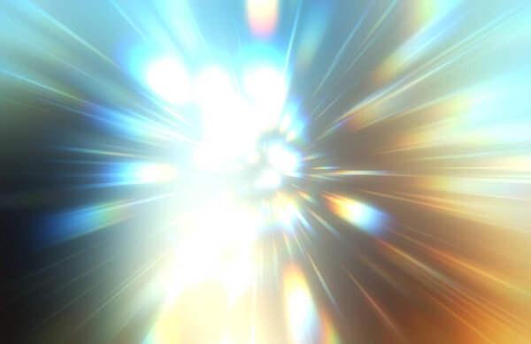 Блестящие яркие и красочные обои. Световая взрывная звезда со светящимися частицами и линиями. Красивые абстрактные лучи фона.