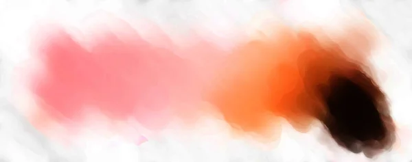 Абстрактная Цветная Акварельная Рамка Белом Фоне Цифровая Живопись Шаблон Кисти — стоковое фото