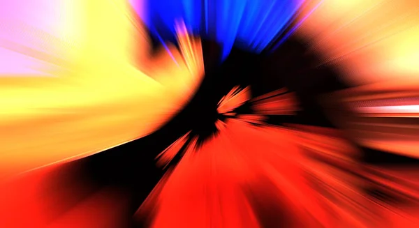 Fast High Speed Blur Zoom Background Light Technology Abstract Wallpaper — Stock Photo, Image