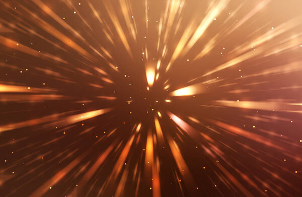 Блестящие яркие и красочные обои. Световая взрывная звезда со светящимися частицами и линиями. Красивые абстрактные лучи фона.