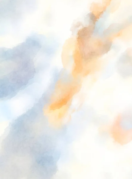 Modern Brush Strokes Painting Soft Color Painted Illustration Soothing Composition — Stock Photo, Image