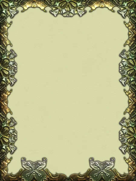 Framed Paper Great Usage Card Invitation Scrapbook Fantasy Illustration Background — Stock Photo, Image