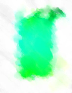 Soyut renkli suluboya çerçeve beyaz arkaplanda izole edildi. Dijital resim. Tasarım veya metnin için fırça şablonu.