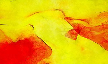 Boya üzerine ekşi mürekkep çizimi. Vahşi soyut illüstrasyon arka planı. Yaratıcı renkli duvar kağıdı. Aşırı kasvetli duvar kapağı. Kaotik resim.