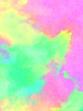 Modern fırça darbeleri. Poster, duvar sanatı, afiş, kart, kitap kapağı veya ambalaj için rahatlatıcı kompozisyonun yumuşak renkli çizimi. Pastel renklerle suluboya.