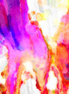 Modern fırça darbeleri. Poster, duvar sanatı, afiş, kart, kitap kapağı veya ambalaj için rahatlatıcı kompozisyonun yumuşak renkli çizimi. Pastel renklerle suluboya.