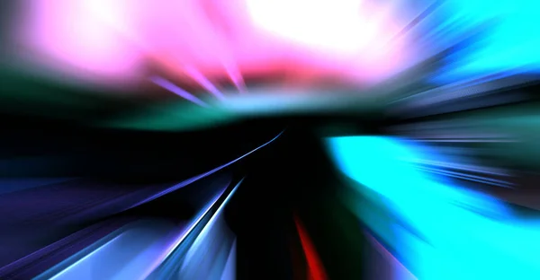 Fast High Speed Blur Zoom Background Light Technology Abstract Wallpaper — Stock Photo, Image