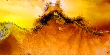 Tuval üzerinde etkileyici fırçalanmış resim. Soyut doku. 2D çizim. Geniş fırça darbeleri. Modern dijital sanat. Çağdaş fırça. Modern ifade. Popüler biçim boyanmış resim.