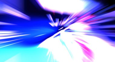 Hızlı yüksek hız bulanıklaştırma arkaplanı. Işık teknolojisi soyut duvar kağıdı. Renkli ışık enerjisi parlamaları. Çarpık grafik hareket arkaplanı. Dinamik patlama flaşı. İvme etkisi.