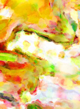 Modern fırça darbeleri. Poster, duvar sanatı, afiş, kart, kitap kapağı veya ambalaj için rahatlatıcı kompozisyonun yumuşak renkli çizimi. Pastel renklerle suluboya.