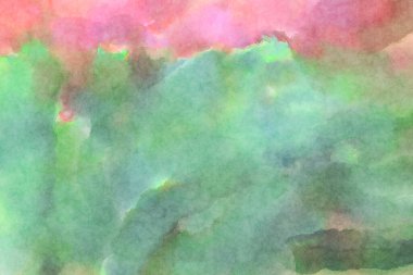 Modern fırça darbeleri. Poster, duvar sanatı, afiş, kart, kitap kapağı veya ambalaj için rahatlatıcı kompozisyonun yumuşak renkli çizimi. Pastel renklerle suluboya.