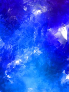 Vahşi ve büyük fırça darbeleri. Beyaz arka planda fırçalanmış soyut resim. Fırça darbesi ile boyanmış. Boya darbeleri. 2B Görüntü.