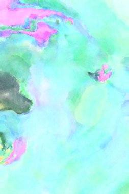 Modern fırça darbeleri. Poster, duvar sanatı, afiş, kart, kitap kapağı veya ambalaj için rahatlatıcı kompozisyonun yumuşak renkli çizimi. Pastel renklerle suluboya.