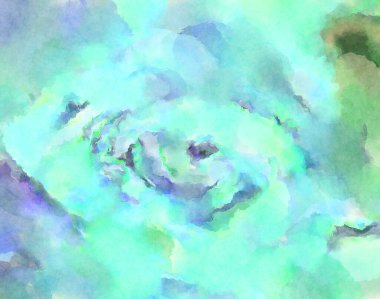 Modern fırça darbeleri. Poster, duvar sanatı, afiş, kart, kitap kapağı veya ambalaj için rahatlatıcı kompozisyonun yumuşak renkli çizimi. Pastel renklerle suluboya.