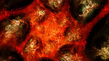 Tuval üzerinde etkileyici fırçalanmış resim. Soyut doku. 2D çizim. Geniş fırça darbeleri. Modern dijital sanat. Çağdaş fırça. Modern ifade. Popüler biçim boyanmış resim.