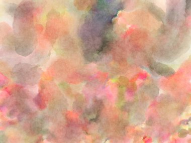 Modern fırça darbeleri. Poster, duvar sanatı, afiş, kart, kitap kapağı veya ambalaj için rahatlatıcı kompozisyonun yumuşak renkli çizimi. Pastel renklerle suluboya.