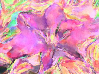 Modern fırça darbeleri. Poster, duvar sanatı, afiş, kart, kitap kapağı veya ambalaj için rahatlatıcı kompozisyonun yumuşak renkli çizimi. Pastel renklerle suluboya.