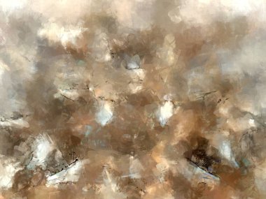 Tuval üzerinde etkileyici fırçalanmış resim. Soyut doku. 2D çizim. Geniş fırça darbeleri. Modern dijital sanat. Çağdaş fırça. Modern ifade. Popüler biçim boyanmış resim.