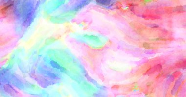 Modern fırça darbeleri. Poster, duvar sanatı, afiş, kart, kitap kapağı veya ambalaj için rahatlatıcı kompozisyonun yumuşak renkli çizimi. Pastel renklerle suluboya.