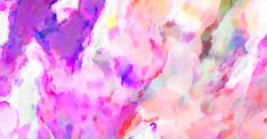 Modern fırça darbeleri. Poster, duvar sanatı, afiş, kart, kitap kapağı veya ambalaj için rahatlatıcı kompozisyonun yumuşak renkli çizimi. Pastel renklerle suluboya.