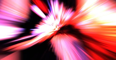 Hızlı yüksek hız bulanıklaştırma arkaplanı. Işık teknolojisi soyut duvar kağıdı. Renkli ışık enerjisi parlamaları. Çarpık grafik hareket arkaplanı. Dinamik patlama flaşı. İvme etkisi.