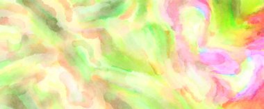 Modern fırça darbeleri. Poster, duvar sanatı, afiş, kart, kitap kapağı veya ambalaj için rahatlatıcı kompozisyonun yumuşak renkli çizimi. Pastel renklerle suluboya.