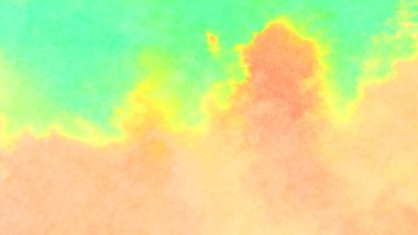 Modern fırça darbeleri. Poster, duvar sanatı, afiş, kart, kitap kapağı veya ambalaj için rahatlatıcı kompozisyonun yumuşak renkli çizimi. Pastel renklerle suluboya.