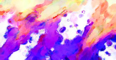 Modern fırça darbeleri. Poster, duvar sanatı, afiş, kart, kitap kapağı veya ambalaj için rahatlatıcı kompozisyonun yumuşak renkli çizimi. Pastel renklerle suluboya.