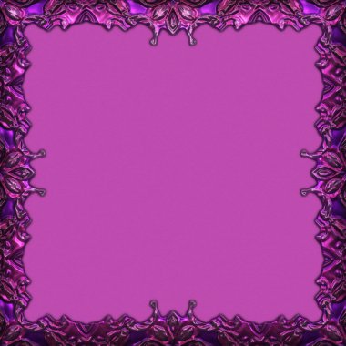 Çerçeve kağıdı. Kart, davetiye ya da albüm olarak harika bir kullanım. Fantezi 3D çizim arka planı. Zarif duvar kâğıdı. Metnin için şablon.