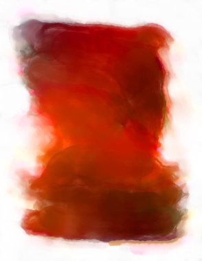 Soyut renkli suluboya çerçeve beyaz arkaplanda izole edildi. Dijital resim. Tasarım veya metnin için fırça şablonu.