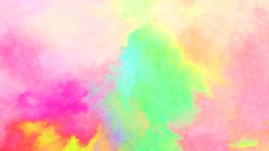 Modern fırça darbeleri. Poster, duvar sanatı, afiş, kart, kitap kapağı veya ambalaj için rahatlatıcı kompozisyonun yumuşak renkli çizimi. Pastel renklerle suluboya.