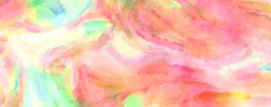 Modern fırça darbeleri. Poster, duvar sanatı, afiş, kart, kitap kapağı veya ambalaj için rahatlatıcı kompozisyonun yumuşak renkli çizimi. Pastel renklerle suluboya.