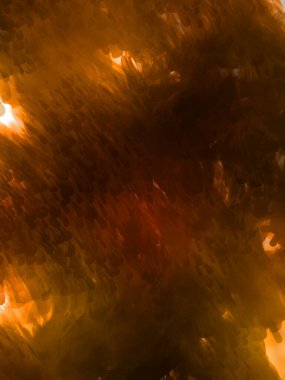 Vahşi ve büyük fırça darbeleri. Beyaz arka planda fırçalanmış soyut resim. Fırça darbesi ile boyanmış. Boya darbeleri. 2B Görüntü.